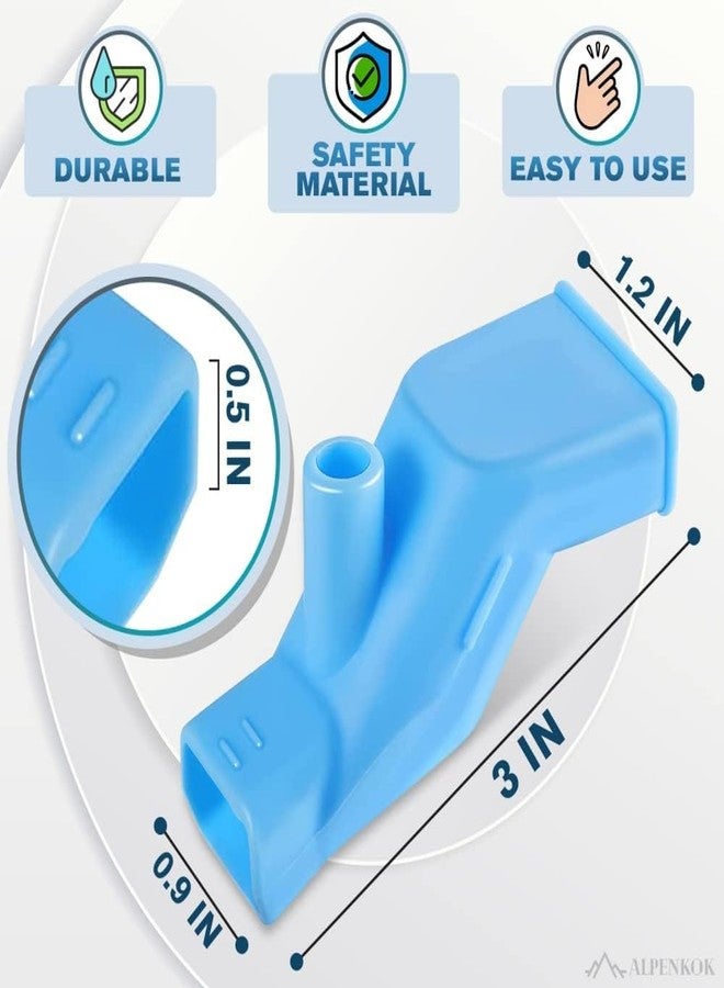Woffely® 6 Pc's Flexible Silicone Faucet Extension||Tap Extender for wash Your face||Faucet Extender for Drink Water||Fauce for Kitchen & Bathroom [Multicolor] (Pack of 06) - Image 3